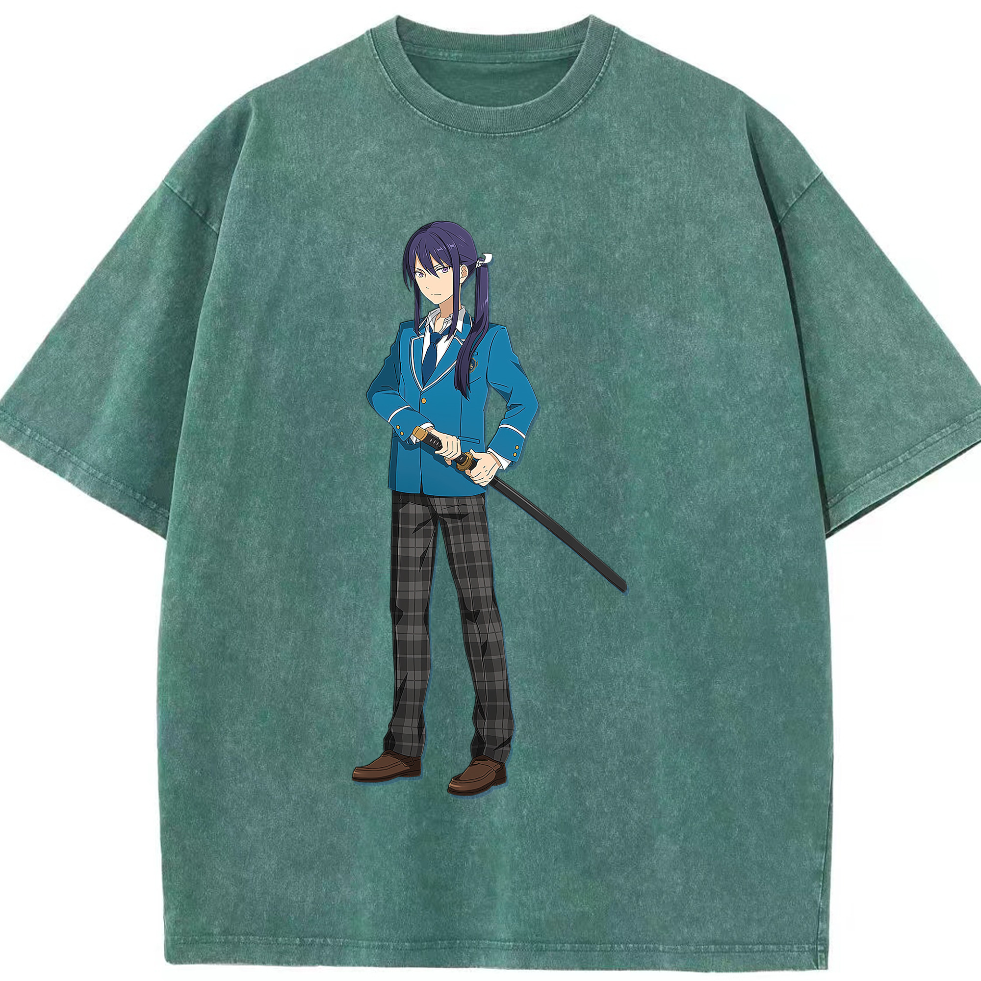 （画像用） あんさんぶるスターズ! Ensemble Stars 綿100% ヴィンテージ風 半袖Tシャツ（フロントプリント）